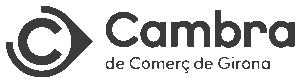 logo cambra de comerc girona gris