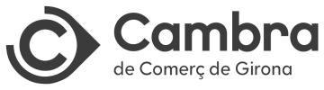 logo cambra de comerc girona gris